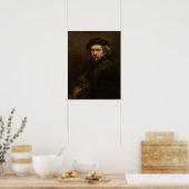 Rembrandt - Zelfportret Poster (Keuken)