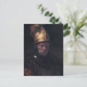 Rembrandt's Man in een gouden helm Briefkaart (Staand voorkant)