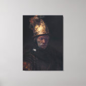 Rembrandt's Man in een gouden helm Canvas Afdruk (Voorkant)