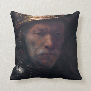 Rembrandt's Man in een gouden helm Kussen