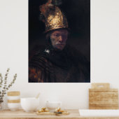 Rembrandt's Man in een gouden helm Poster (Keuken)