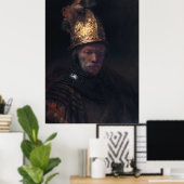 Rembrandts Man met de gouden helm Poster (Thuiskantoor)