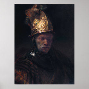 Rembrandts Man met de gouden helm Poster