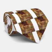 Rembrandt's Moses & Biblical Quote Stropdas (Opgerold)