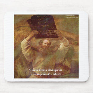 Rembrandt's Mozes & Bijbelcitaat Muismat