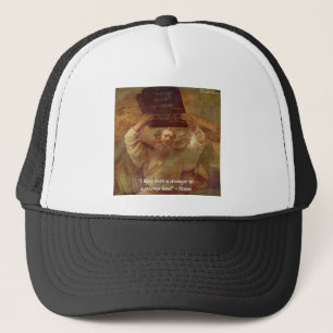 Rembrandts Mozes & Bijbelcitaat Trucker Pet