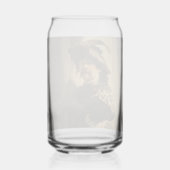 Rembrandts standaardbierblikje blikvorm glas (Achterkant)