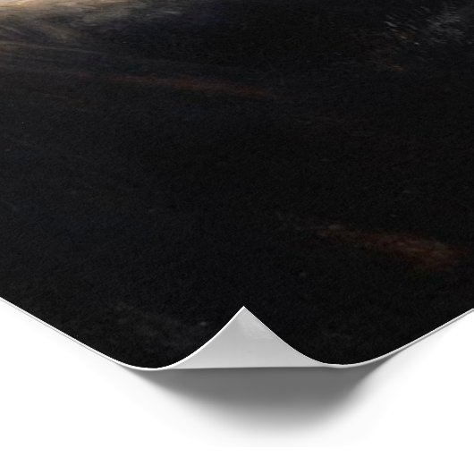 Rembrandt's Storm op het Zee van Galilea Poster (Hoek)