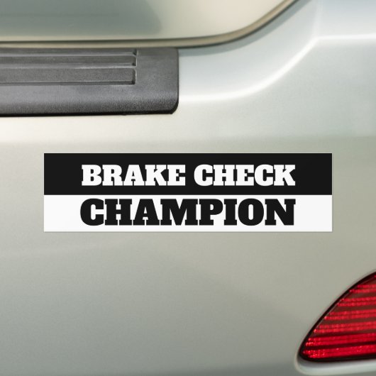 REMCONTROLE CHAMPION BUMPERSTICKER (Op auto)