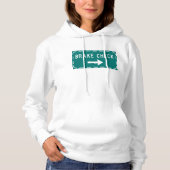 Remcontrole verkeersbord met pijl hoodie (Voorkant)