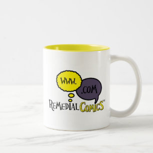 Remedial Comics & Remedy-Mok Tweekleurige Koffiemok