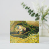 "Remedios la Bella" Acrylverf - Briefkaart (Staand voorkant)