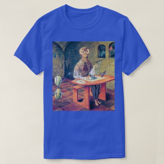 Remedios Varo Creatie van de vogels T-shirt (Design voorkant)
