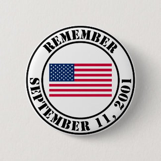 Remember 9/11 ronde button 5,7 cm