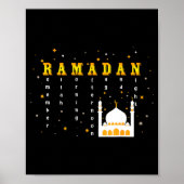 Remember Allah Ramadan Mubarak Kareem  Poster (Voorkant)