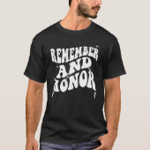 Remember And Honor Orange Day Canada Indigenous Ch T-shirt (Voorkant)