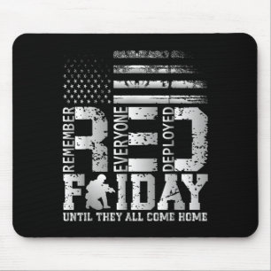 Remember Everyone Deployed RODE Vrijdag Militaire Muismat