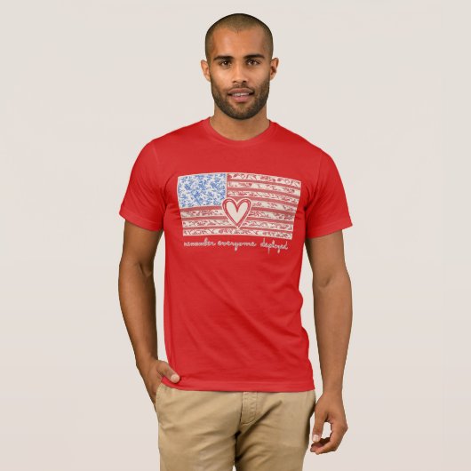Remember Everyone Deployed T-Shirt (Voorkant volledig)