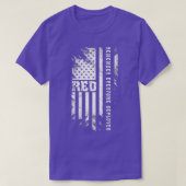 Remember Everyone Veteran Deployed RED Friday (117 T-shirt (Design voorkant)