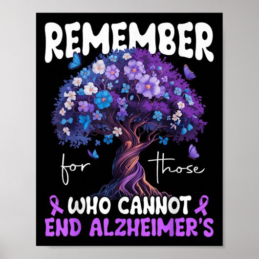 Remember For Those Who Cannot Dementia Heimer's Aw Poster (Voorkant)