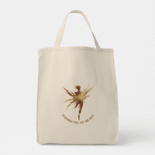 Remember That You Are Dust Tote Bag (Achterkant)