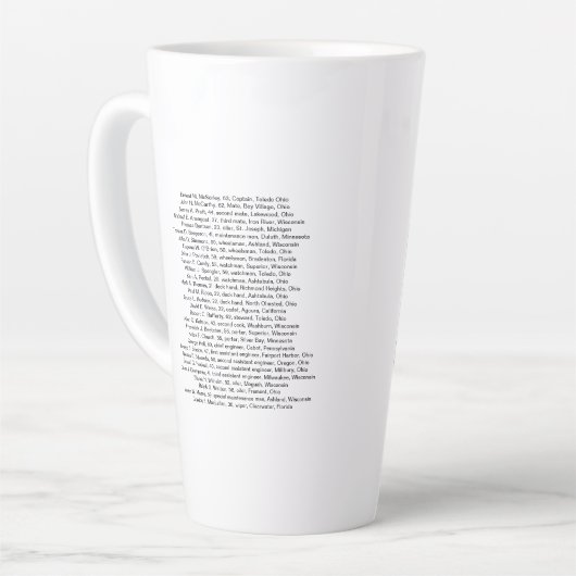 Remember: The Edmund Fitzgerald feat. Crew Names Latte Mok (Linkerhoek)