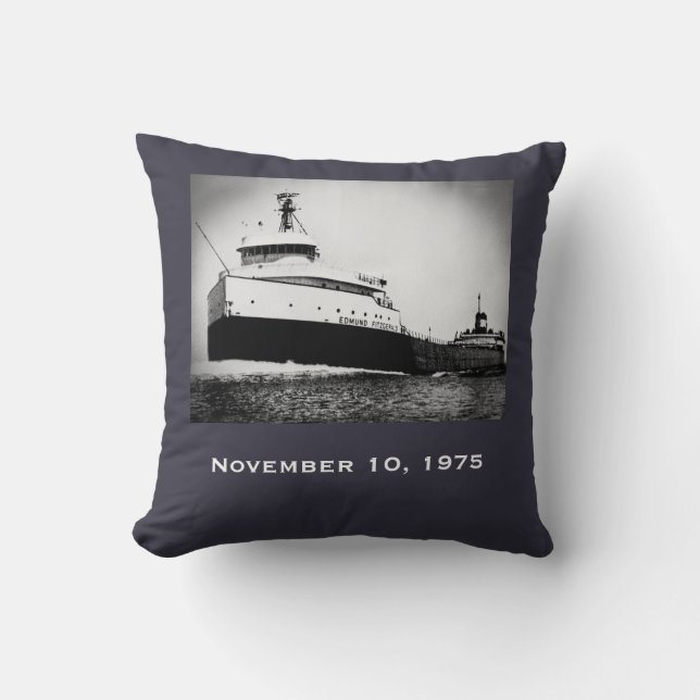 Remember the Edmund Fitzgerald Kussen (Voorkant)