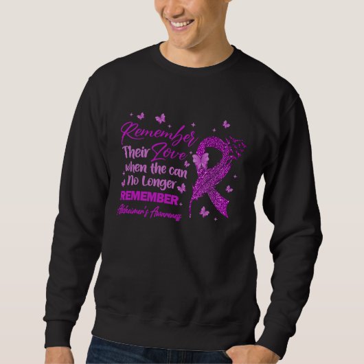 Remember Their Love Alzheimer's Awareness For Men  Trui (Voorkant)