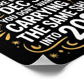 Remember To Op Before Midnight Funny New Year Tee Poster (Hoek)