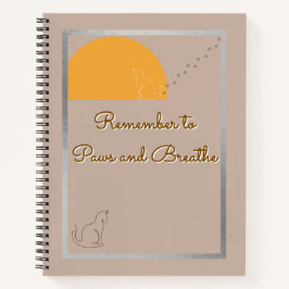 Remember to Paws and Breathe Spiral Notebook Notitieboek