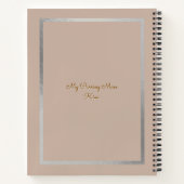 Remember to Paws and Breathe Spiral Notebook Notitieboek (Achterkant)