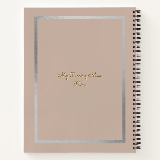 Remember to Paws and Breathe Spiral Notebook Notitieboek (Achterkant)