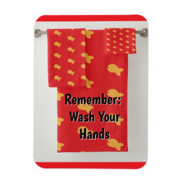 Remember: Wash Your Hands Refrigerator  Magneet