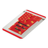 Remember: Wash Your Hands Refrigerator Magneet (Linkerzijde)