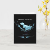 Remember Who Are You Dinosaur Chicken Meme Evoluti Kaart (Gele Bloem)