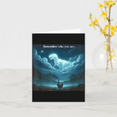 Remember Who You Are Chicken  Kaart (Gele Bloem)