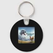 Remember Who You Are Dinosaur Chicken  Sleutelhanger (Voorkant)