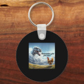 Remember Who You Are Dinosaur Chicken  Sleutelhanger (Voorkant)