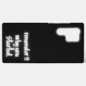 Remember Why You Started Samsung Galaxy Case Hoesje (Achterkant horizontaal)