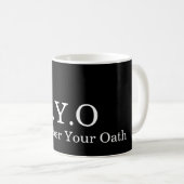 Remember Your Oath (RYO) Mug Koffiemok (Voorkant rechts)