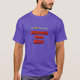 Remember Your Why T-shirt