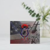 Remembere de gevallen Viet-Nam Heroes Briefkaart (Staand voorkant)