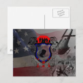 Remembere de gevallen Viet-Nam Heroes Briefkaart (Voorkant / Achterkant)