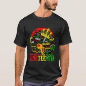 Remembering My Ancestors Junenth Celebrate Black T-shirt (Voorkant)