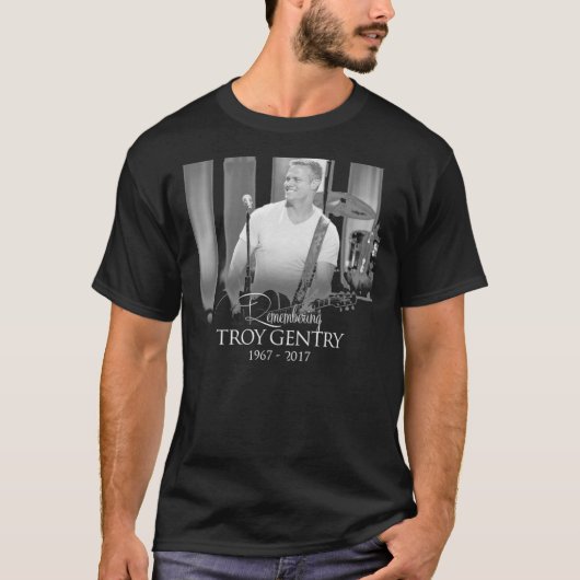 Remembering Troy Gentry & Montgomery Premium T T-shirt (Voorkant)