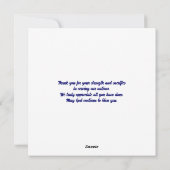 REMEMBRANCE Australië Nieuw-Zeeland AC Feestdagenkaart (Achterkant)