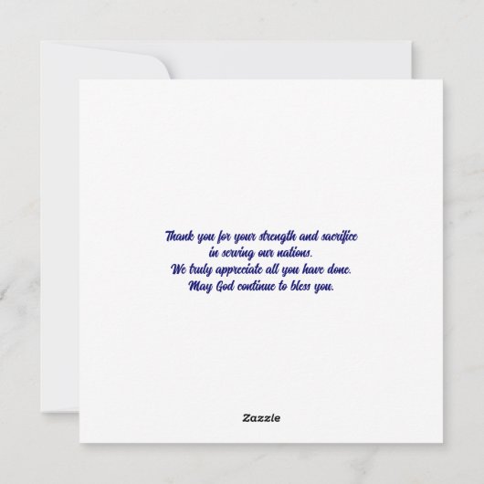 REMEMBRANCE Australië Nieuw-Zeeland AC Feestdagenkaart (Achterkant)