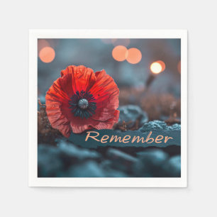Remembrance Day Papieren servet