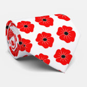 Remembrance Day rode klaproos Stropdas (Opgerold)