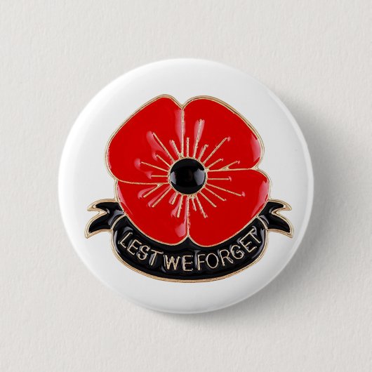 Remembrance Day Ronde Button 5,7 Cm (Voorkant)